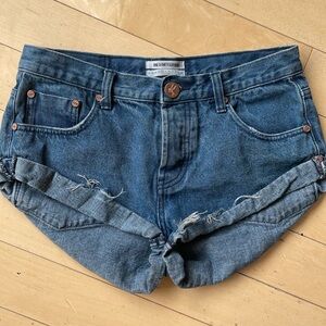 One Teaspoon Bandit Denim Shorts